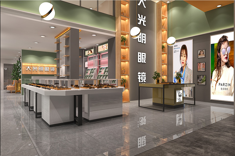 眼鏡店裝修設(shè)計效果圖-陽光視線