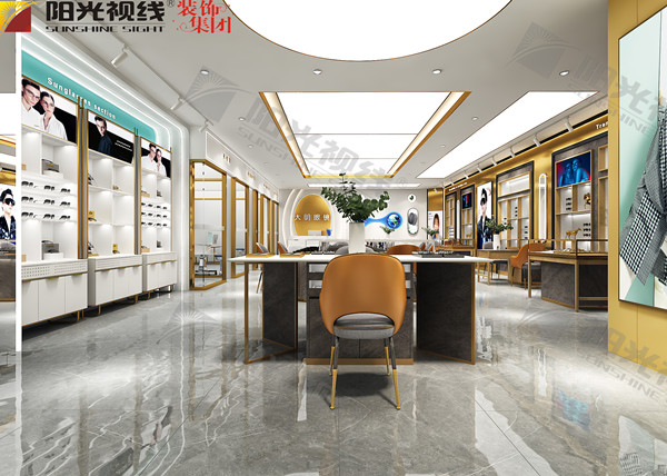 眼鏡店裝修設計效果圖-陽光視線