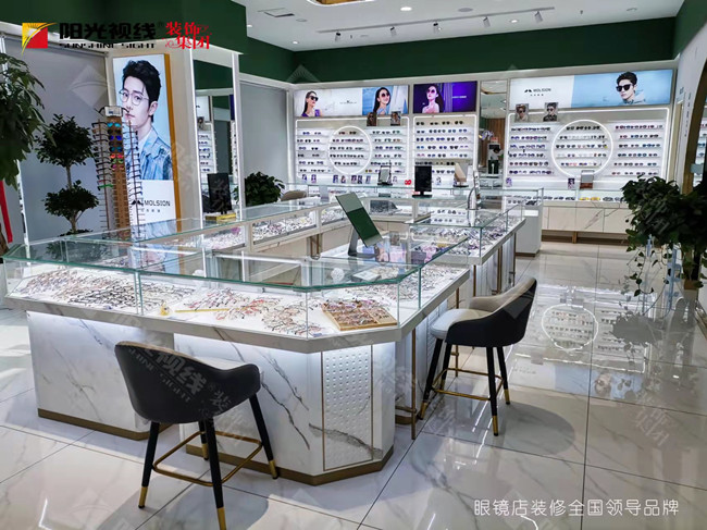眼鏡店裝修實(shí)景圖-陽光視線