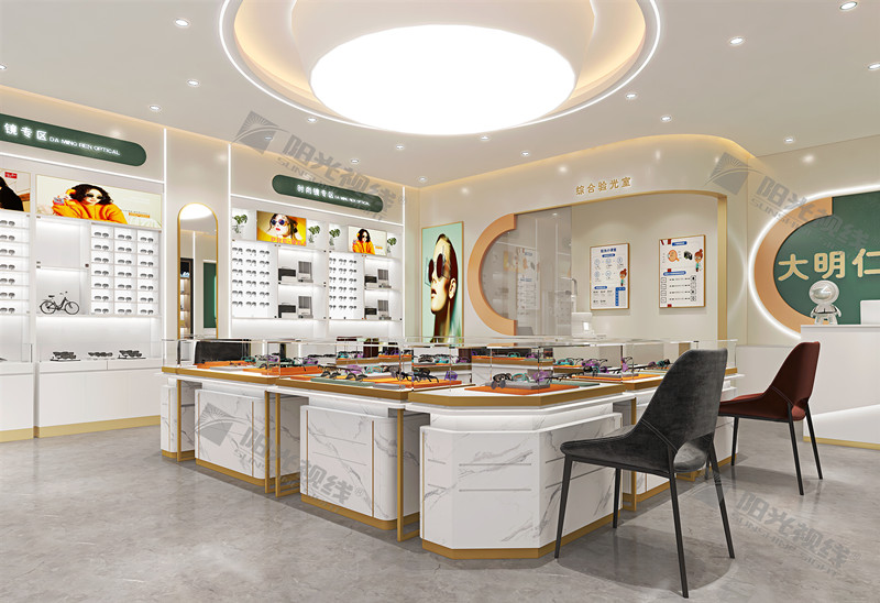 天津大明仁眼鏡店裝修設(shè)計(jì)效果圖
